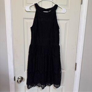 Altar’d State Black Lace Midi Dress Boho Sleeveless Medium